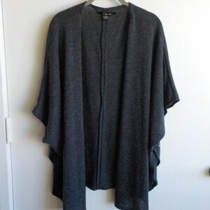 Cejon Wrap Coverup Vest - One Size - Grey Open Style (627)